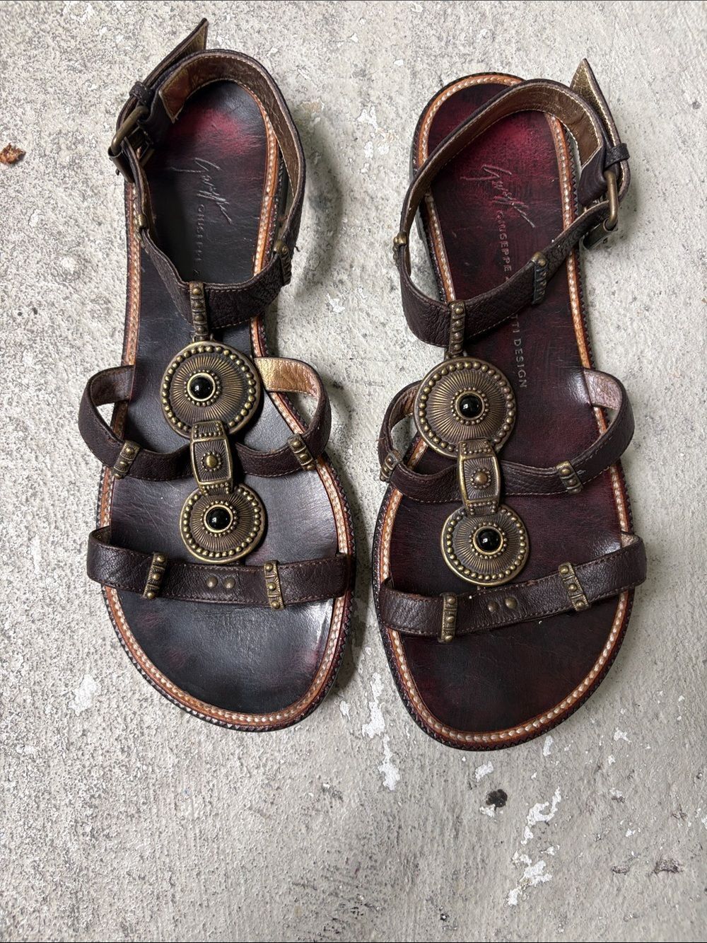 Giuseppe Zanotti Aztecan gladiator sandals